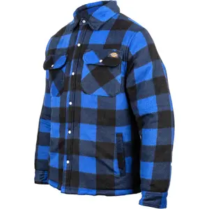 Dickies Mens Portland Shirt Blue Small