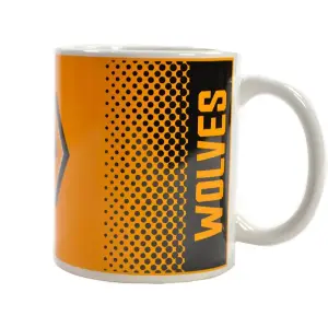 Wolverhampton Wanderers FC Fade Mug Yellow/White/Black (One Size)