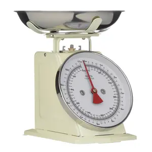 Maison by Premier 5kg Cream Retro Kitchen Scale