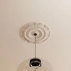 M67 Ceiling Rose - Medallion Lightweight Resin Traditional Classic Light Chandelier Feature Paintable Ceiling Centre 50cm