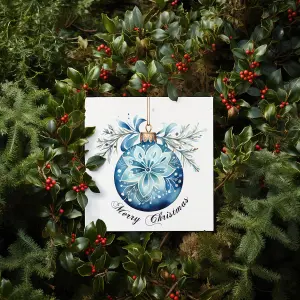 Easy Eco Wildflower Christmas Bauble Cards - Eco-friendly and Plantable - Pack of 10