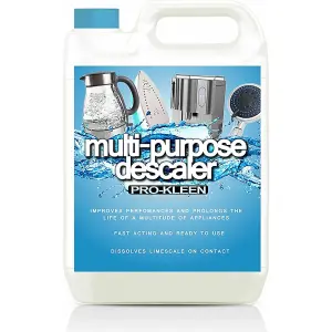 Pro-Kleen Multi-Purpose Descaler 5L Fast-Acting Concentrate & Dissolves Limescale