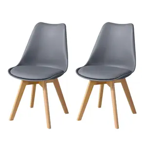 Elianna Upholstered Dining Chair (Set of 2) Grey