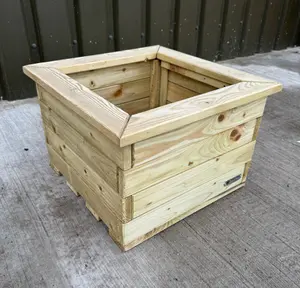 Simply Wood Signature SQUARE Planter - Extra Large  X 2