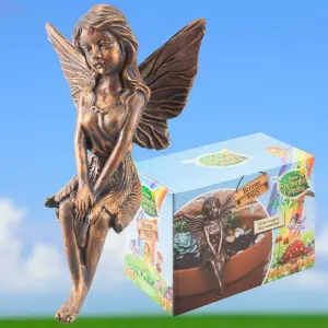 Enchanted Bronze Fairy Garden Ornament