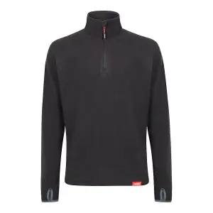 Timco - Half Zip Overhead Fleece -Black (Size X Large - 1 Each)