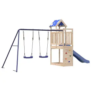 Berkfield Outdoor Playset Solid Wood Pine