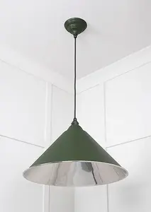 Smooth Nickel Hockley Pendant in Heath