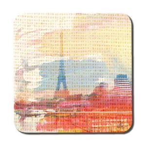 Square 6 Piece Coaster Set (Set of 6)