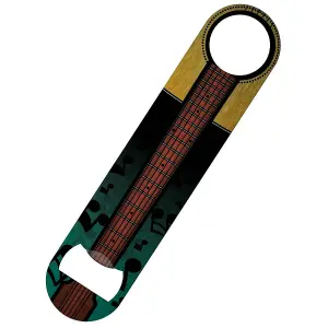 Grindstore Guitar Fretboard Bar Blade Bottle Opener Multicoloured (One Size)