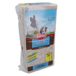 1PK 24.6L Brown Clean & Cozy Small Animals Bedding 99% Dust Free Odor Control