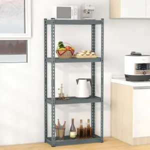 Costway 4-Tier Garage Storage Shelves Adjustable Heavy Duty Metal Storage Shelving Unit 71 x 31 x 152 cm