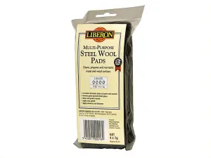 Liberon Steel Wire Wool - 0000 Ultra fine - 4 x 7g