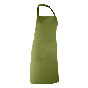 Premier Ladies/Womens Colours Bip Apron With Pocket / Workwear (Pack of 2)