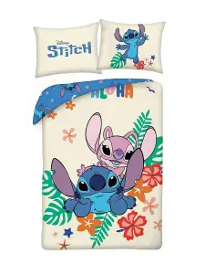 Disney Lilo & Stitch Aloha Single Duvet Cover and Pillowcase Set - European Size