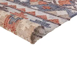 Jute Area Rug 160 x 230 cm Multicolour KALFA