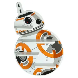 Star Wars Bb-8 Small Wall Shelf                                                     Multicoloured, 33.6cm W X 8cm D X 50cm H