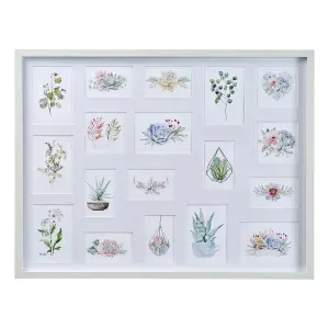 Matt White Pine effect Plain Multi Picture frame (H)85.6cm x (W)65.6cm