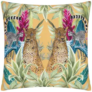 Wylder Tropics Kali Leopards Tropical Polyester Filled Outdoor Cushion