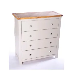 Argenta 4 Drawer Chest of Drawers Chrome Knob