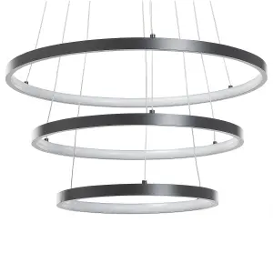 Metal LED Pendant Lamp Black ATREK