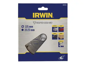 IRWIN 125mm Segmented Diamond Blade for Angle Grinders - Ultimate Cutting Tool