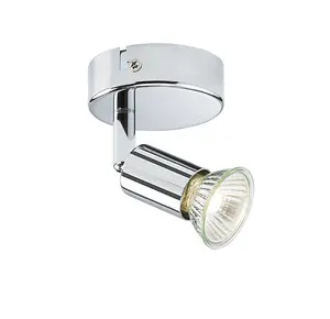 Luminosa Single Spotlight - Chrome, 230V GU10