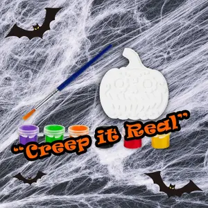 Halloween Decorations Craft Paint Kit Halloween Party, Trick or Treat cm Pumpkin