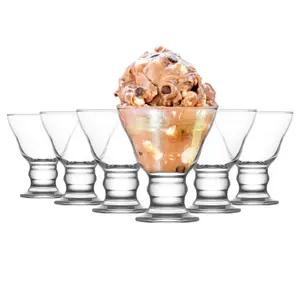 LAV Orion Glass Ice Cream Bowls - 255ml - Pack of 6