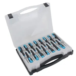 Precision Screwdriver Set Torx / Flat / Phillips 15pc U S Pro Tools AT603