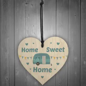 Caravan Sign HOME SWEET HOME Plaque Campervan Holiday Sign Home Decor Family Gift