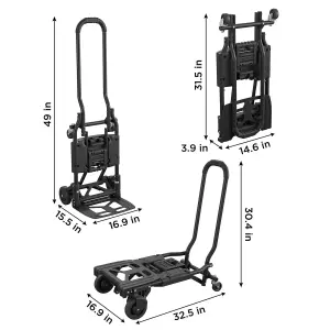 Shifter Foldable Hand Truck, 136kg capacity