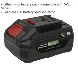 High-Performance 20V 4Ah Lithium-ion Battery for SV20 Cordless Power Tools