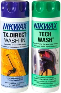 Nikwax Tech Wash And TX. Direct Wash-In Twin Pack