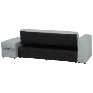 Beliani Modern Sofa Bed FALSTER Light Grey