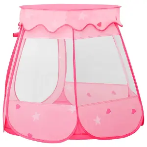 Berkfield Children Play Tent Pink 102x102x82 cm