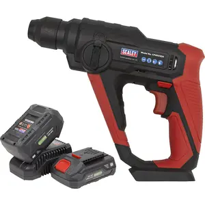 20V Rotary Hammer Drill - SDS Plus Chuck - Includes 2 Batteries & Charger - Bag