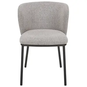 Set of 2 Dining Chairs MINA Grey