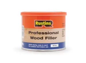 Rustins Professional Wood Filler White 500g