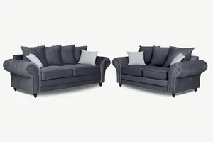 Furniture Stop - Fontana 3+2 Seater Fabric Sofa Set