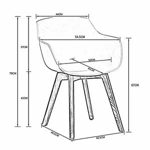 Makenzie Dining Chair (Set of 2) Grey