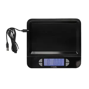 Taylor Pro Dual USB Rechargeable Digital Scale 5Kg (11lbs / 5 litres)