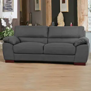 Westbrook 3 Seat Fabric Sofa - Ash