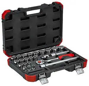 Socket Set 1/2" Drive sizes 10-32mm 24pcs