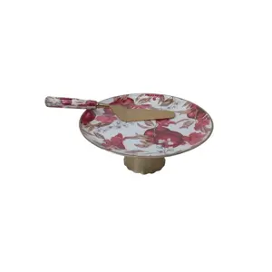 Iron Floral Cake Stand