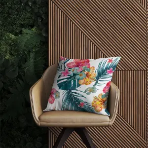 Spring Summer Flowers Outdoor Cushion 60cm x 60cm