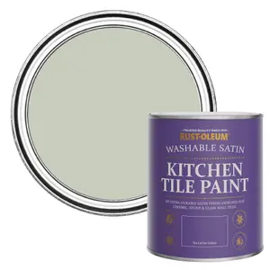 Rust-Oleum Aloe Satin Kitchen Tile Paint 750ml