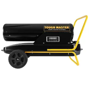 TOUGH MASTER Industrial Diesel Heater 105000 Btu/H, Kerosene Space Heater 30KW 300m² Heating Area 38L Fuel Tank