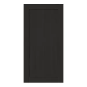 GoodHome Verbena Matt charcoal Shaker 50:50 Tall larder Cabinet door (W)600mm (H)1181mm (T)20mm