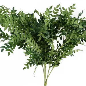 Pack of 6 x 100cm Artificial Fern Foliage Stem